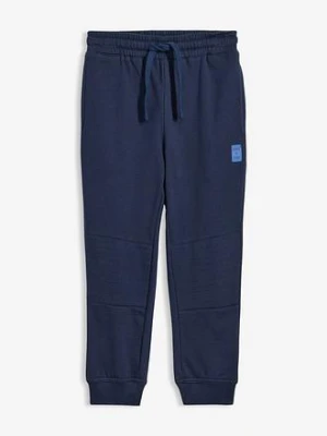 Spodnie joggingowe z czystej bawełny organicznej BonPrix niebieski