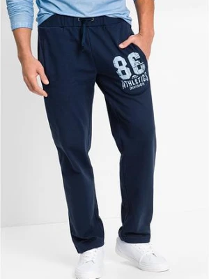 Spodnie joggingowe ze sportowymi detalami, z czystej bawełny organicznej bonprix