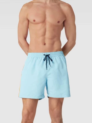Spodnie kąpielowe z paskami w kontrastowym kolorze Quiksilver