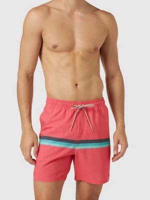 Spodnie kąpielowe z paskami w kontrastowym kolorze Rip Curl