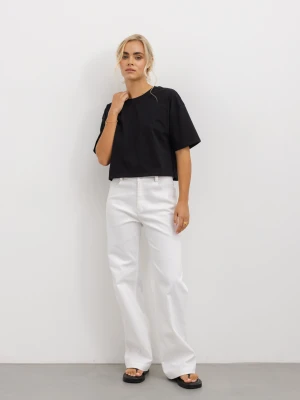 SPODNIE KAREN ECRU L - Flawless