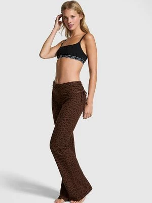 Spodnie Knit Foldover Flare Victoria's Secret