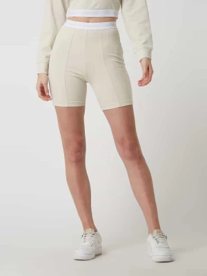 Spodnie kolarki z paskiem z logo Calvin Klein Jeans