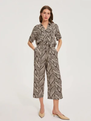 Spodnie kuloty z wiskozy Moodo