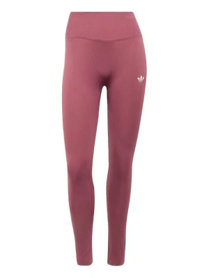 Spodnie legginsy adidas Originals bordowy