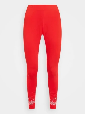 Spodnie legginsy adidas Originals czerwony