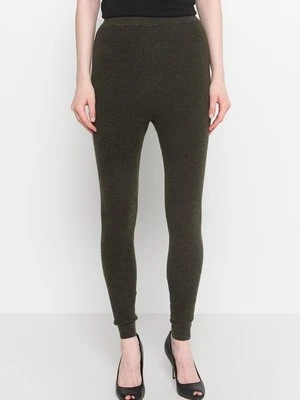 Spodnie legginsy American Vintage oliwkowy