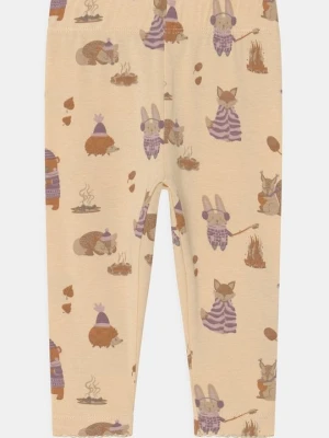 Spodnie legginsy Bruuns Bazaar beżowy