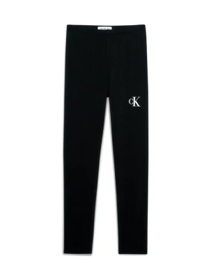 Spodnie legginsy Calvin Klein Jeans czarny