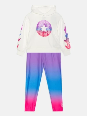 Spodnie legginsy Converse fioletowy