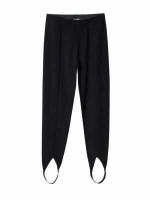 Spodnie legginsy Desigual brązowy