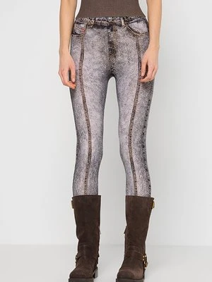 Spodnie legginsy Diesel szary