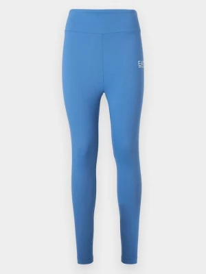 Spodnie legginsy EA7 Emporio Armani niebieski