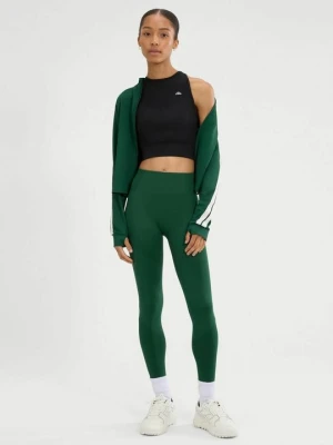Spodnie legginsy Ellesse ciemnozielony