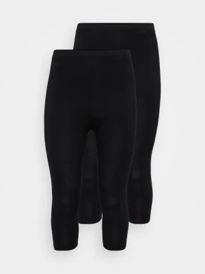 Spodnie legginsy Even&Odd Curvy By Zalando czarny
