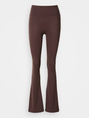 Spodnie legginsy Gina Tricot brązowy