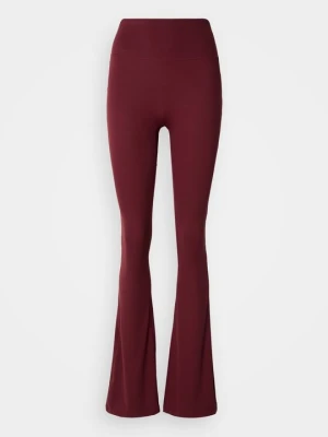 Spodnie legginsy Gina Tricot ciemnoczerwony