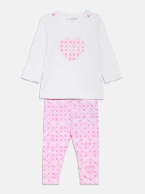 Spodnie legginsy Guess biały