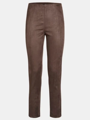 Spodnie legginsy Guess brązowy