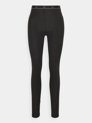 Spodnie legginsy Lacoste czarny