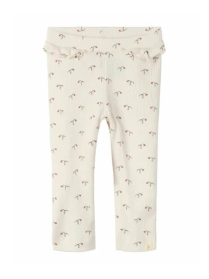 Spodnie legginsy Lil' Atelier biały