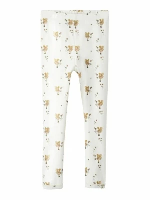 Spodnie legginsy Lil' Atelier mleczny