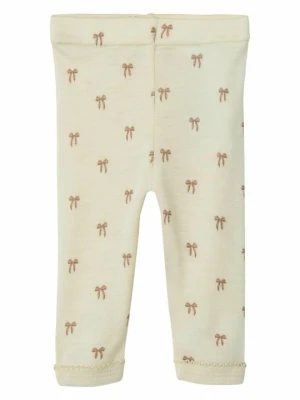 Spodnie legginsy Lil' Atelier mleczny