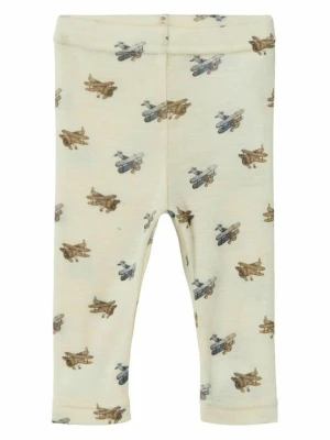 Spodnie legginsy Lil' Atelier mleczny