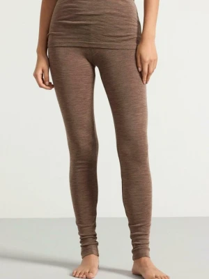 Spodnie legginsy Lindex brązowy