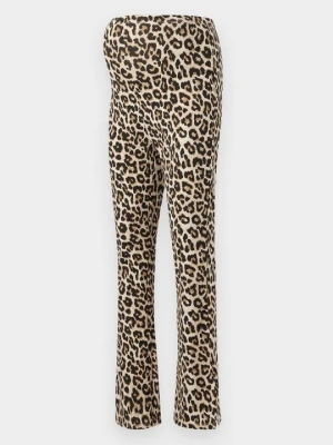 Spodnie legginsy Mamalicious beżowy