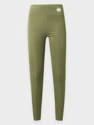 Spodnie legginsy Mammut oliwkowy