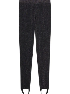 Spodnie legginsy Mango czarny