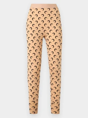 Spodnie legginsy Marine Serre beżowy