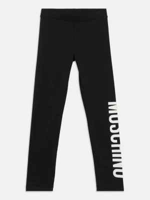 Spodnie legginsy MOSCHINO czarny