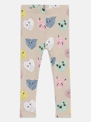 Spodnie legginsy NAME IT beżowy