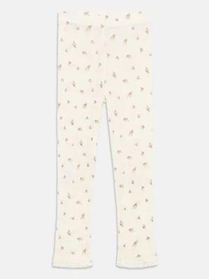 Spodnie legginsy NAME IT mleczny