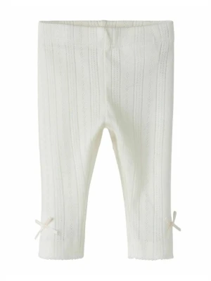 Spodnie legginsy NAME IT mleczny
