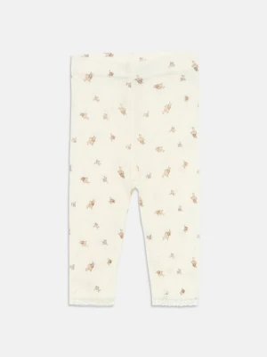 Spodnie legginsy NAME IT mleczny