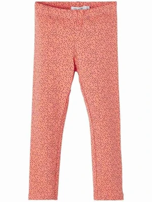 Spodnie legginsy NAME IT pomarańczowy