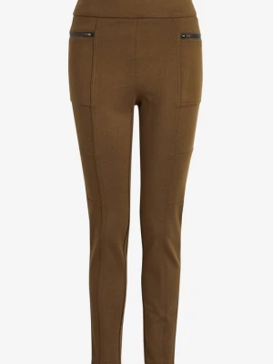 Spodnie legginsy Next khaki