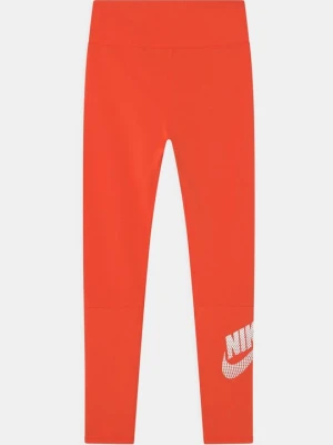 Spodnie legginsy Nike czerwony