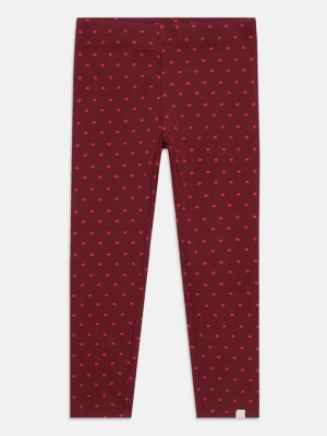 Spodnie legginsy ONLY MINI bordowy