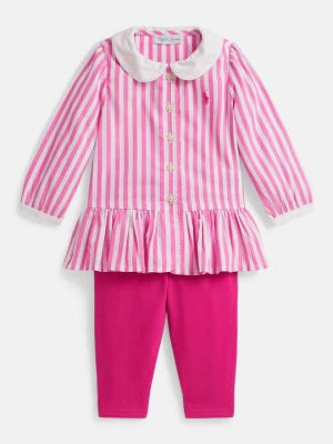 Spodnie legginsy Polo Ralph Lauren różowy