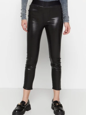 Spodnie legginsy Replay czarny