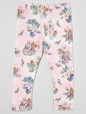 Spodnie legginsy Roberto Cavalli różowy