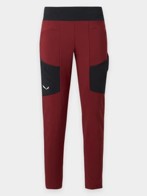 Spodnie legginsy Salewa bordowy