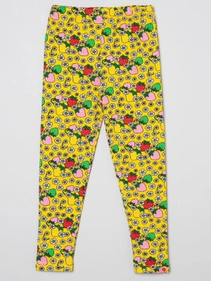 Spodnie legginsy Småfolk żółty