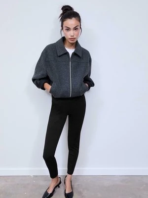 Spodnie legginsy Stradivarius czarny