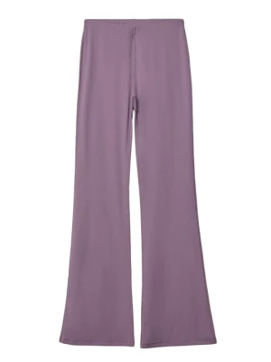 Spodnie legginsy Stradivarius liliowy