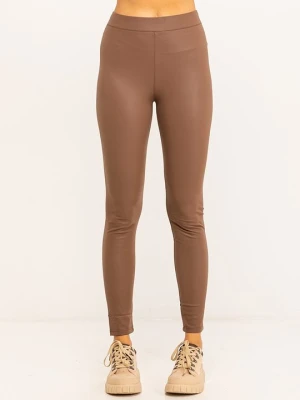 Spodnie legginsy Tantra jasny brąz